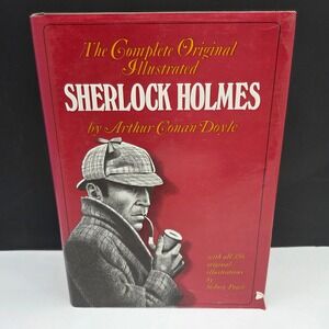 Castle Books Sherlock Holmes Complete Original Illustrated Hardcover Red Paget